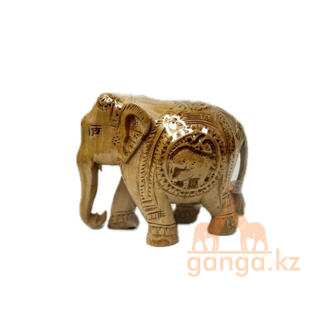 Сувенир - резной деревянный слон ручной работы,8 см - фото 1 - id-p115300953