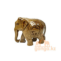 Сувенир - резной деревянный слон ручной работы,8 см