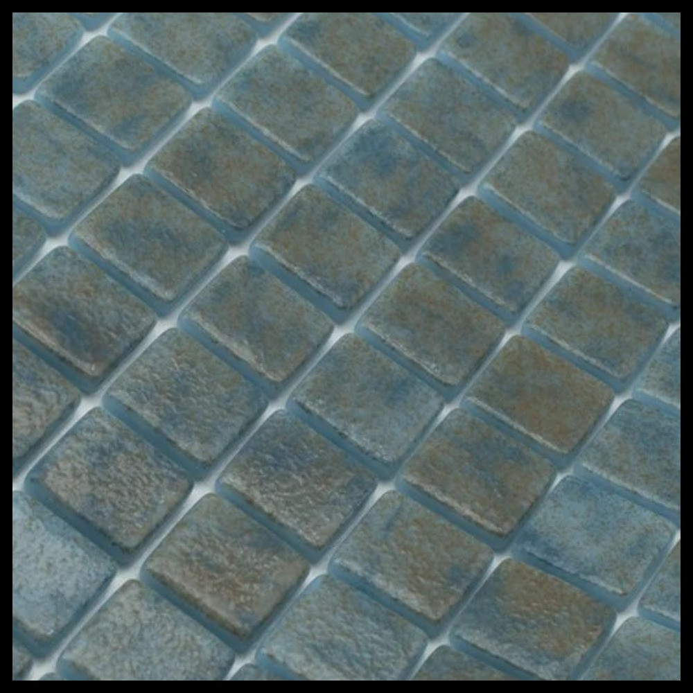 Стеклянная мозаика для бассейна Reviglass Aguamarina (Paradise Stones, цвет - синий-серый) - фото 1 - id-p115297199