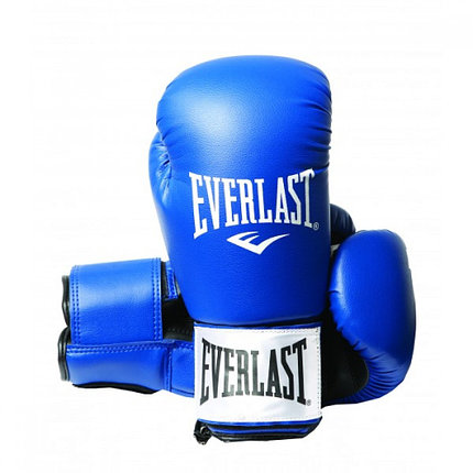 Боксерские перчатки Everlast кожа заменитель, фото 1