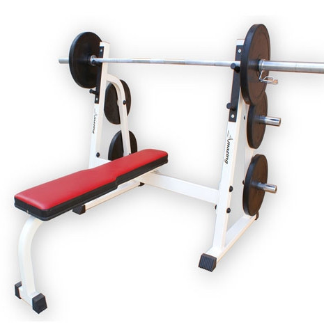 Горизонтальная скамья для жима штанги  AMA330