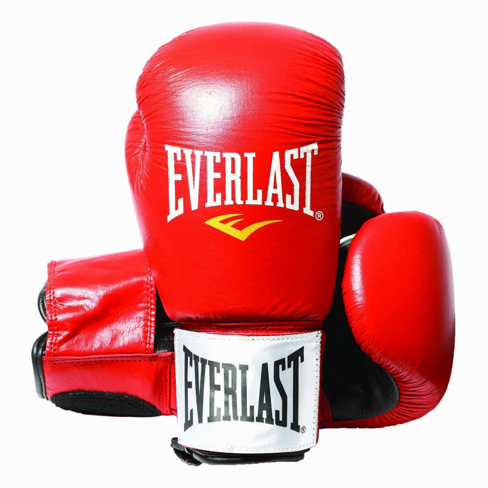 Боксерские перчатки Everlast кожа - фото 1 - id-p115301855