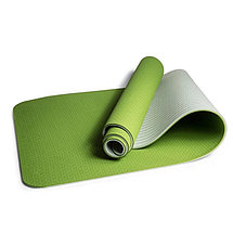 Коврик для йоги и фитнеса TPE. Профессиональный каремат (yoga mat TPE), фото 3