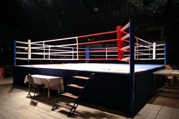 Ринг боксерский с помостом 7,65 х 7,65м высота 1м (боевая зона 6м х 6м) - фото 2 - id-p115302069