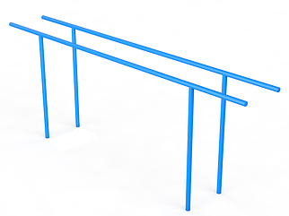 Брусья уличные