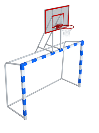 Ворота с баскетбольным щитом из оргстекла, фото 2