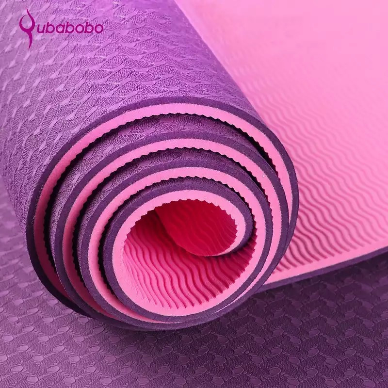 Коврик для йоги фиолетовый - фото 3 - id-p115302095