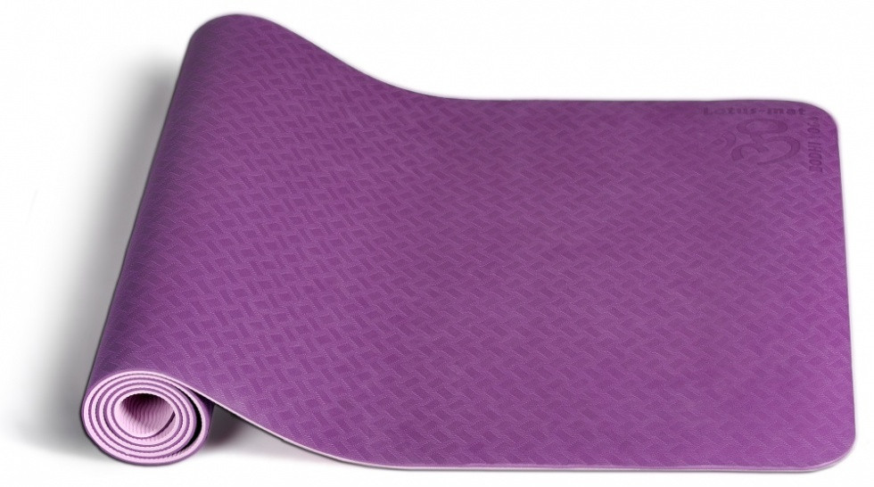 Коврик для йоги фиолетовый - фото 4 - id-p115302095