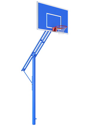 Баскетбольная стойка с регулировкой высоты кольца, фото 2