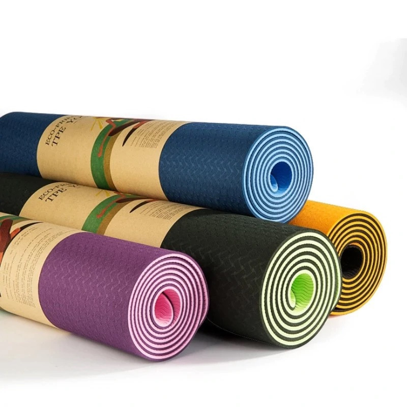 Йога және фитнес т сеніші TPE. Кәсіби каремат (yoga mat TPE) - фото 2 - id-p115303958