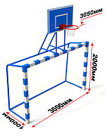 Ворота с баскетбольным щитом