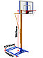 Мобильная баскетбольная разборная стойка с регулировкой высоты, фото 4