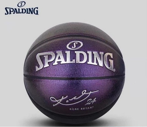 Мяч баскетбольный Spalding Kobe Bryant 24K фиолетовый, фото 2