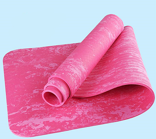 Коврик Гимнастический ТРЕ Yoga Mat камуфляжный  Розовый