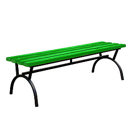 Скамья уличная, без спинки (крашеная)