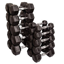 Гантели неразборные шестигранный 12,5кг, фото 6
