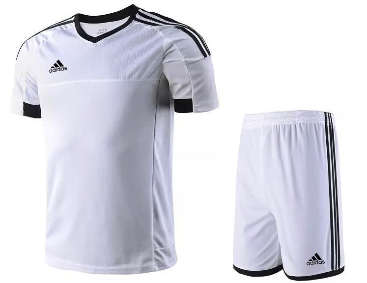 Футбольная форма на команду Adidas взрослая белая - фото 1 - id-p115303026