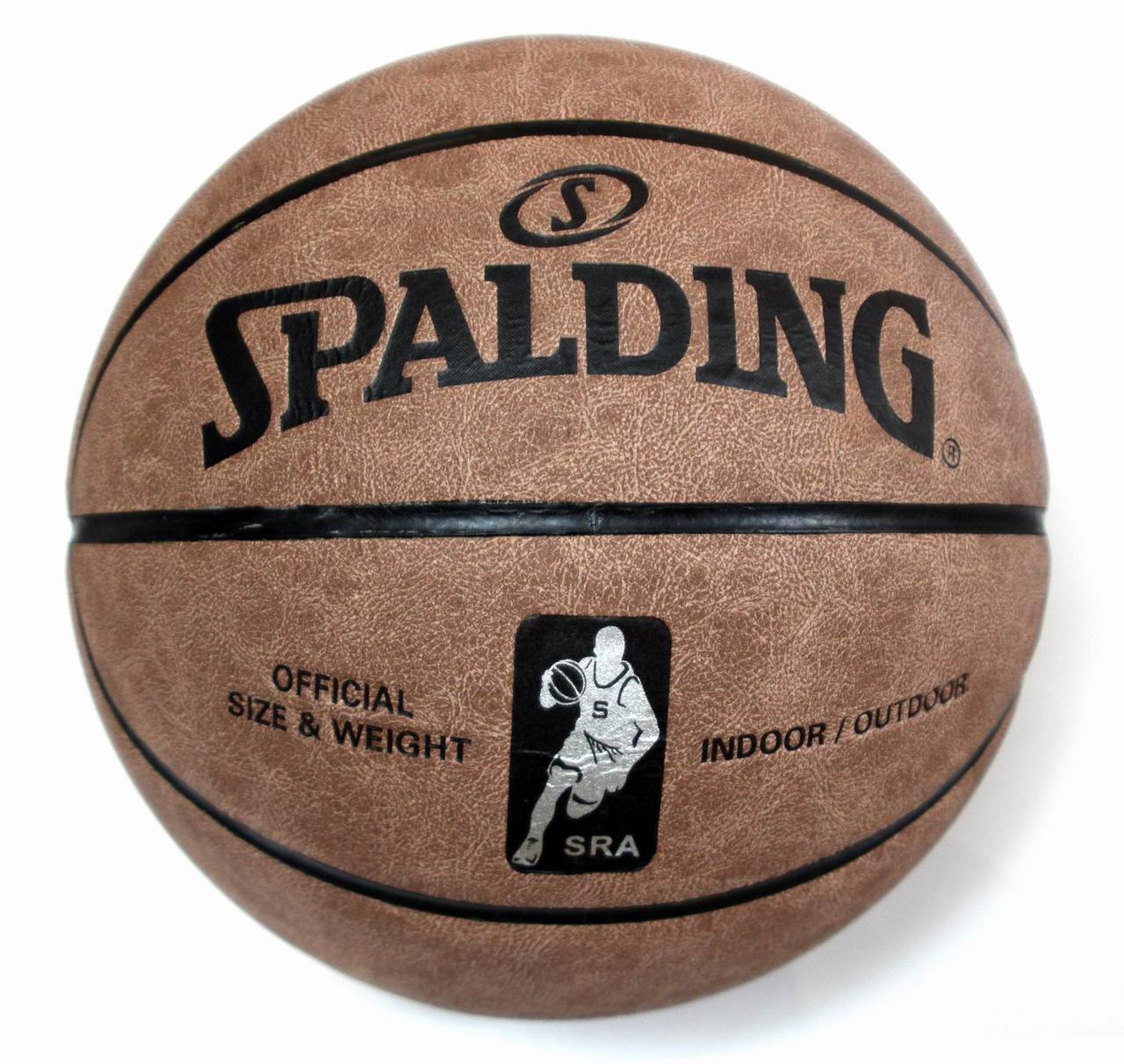 Мяч баскетбольный Spalding Кожа - фото 2 - id-p115303096