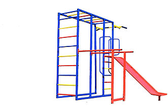 Комплекс спортивно-игровой с горкой, уличный