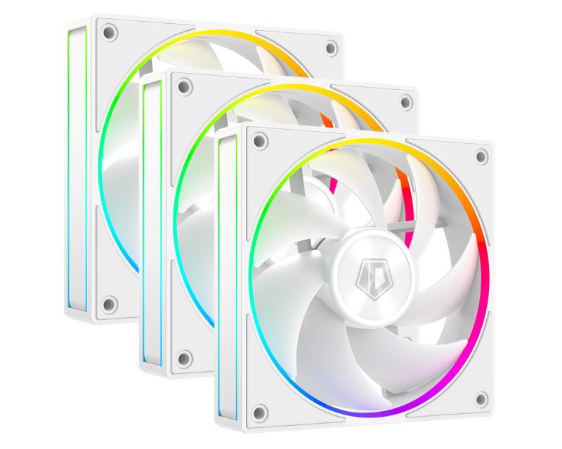 Вентилятор для корпуса ID-COOLING AF-127-ARGB-W TRIO, фото 1