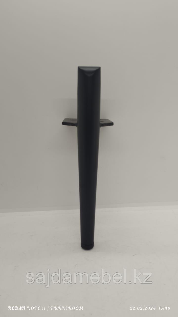 Ножка стальная,конусная для пуф,диванов и кресел,15см,черная - фото 1 - id-p115304488