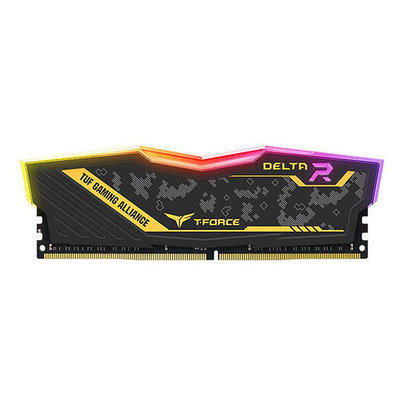 Оперативная память Team DELTA R TUF RGB YELLOW 16Gb/3200MHz CL16, 1.35V, TF9D416G3200HC16F01