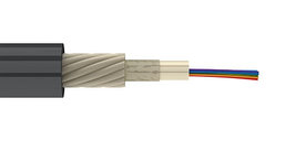 Оптический кабель  8-ми жильный для прокладки по эстокадам, одномодовый, с броней без троса