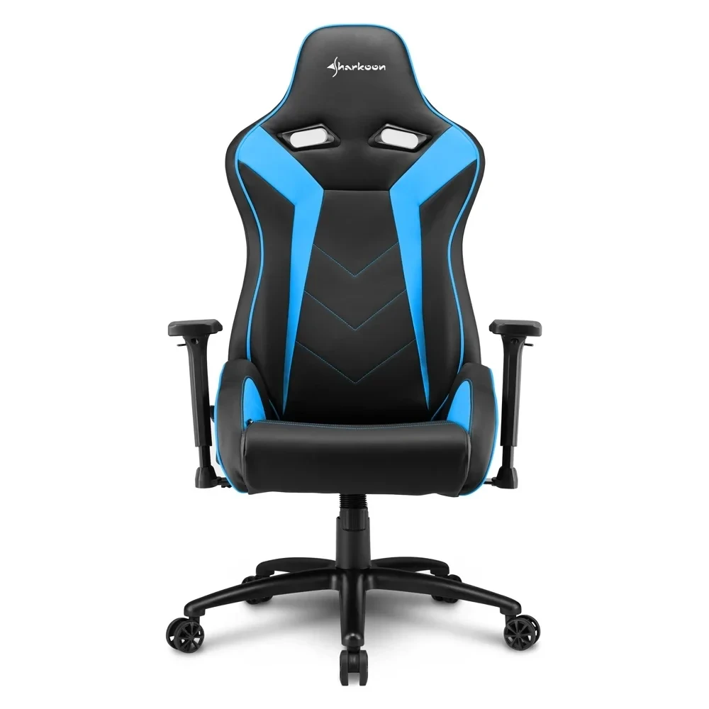 Игровое кресло Sharkoon Elbrus 3 Black/Blue - фото 1 - id-p115307275