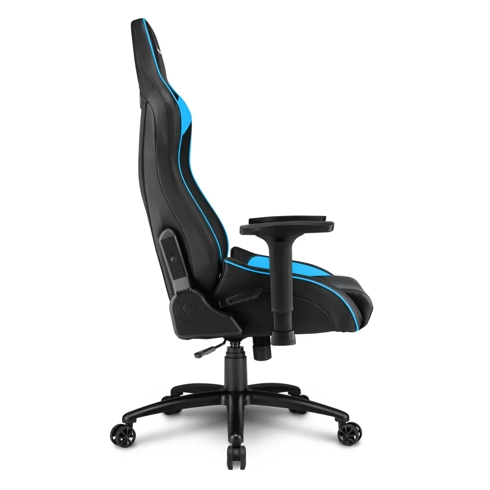 Игровое кресло Sharkoon Elbrus 3 Black/Blue - фото 4 - id-p115307275