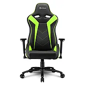 Игровое кресло Sharkoon Elbrus 3 Black/Green