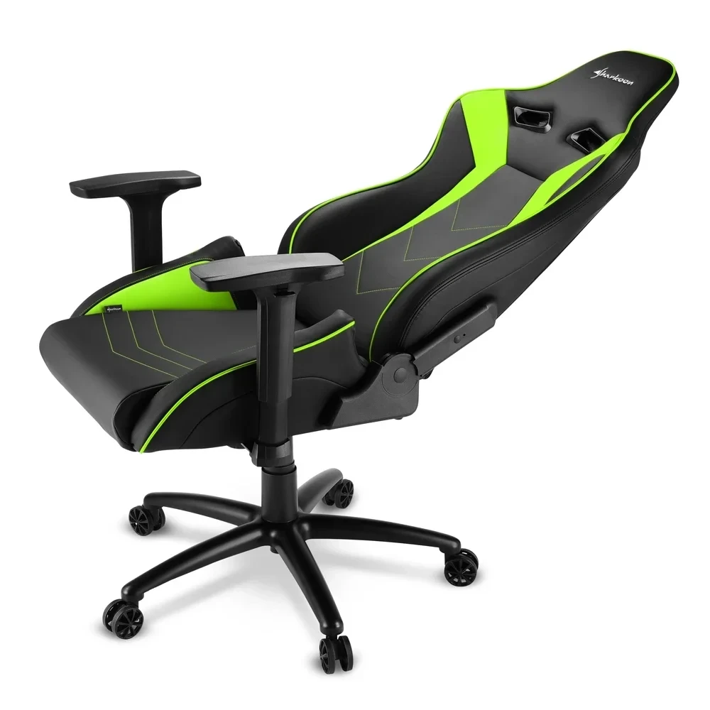 Игровое кресло Sharkoon Elbrus 3 Black/Green - фото 4 - id-p115307276
