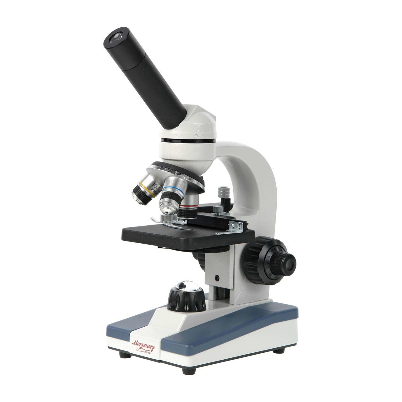 Микроскоп биологический Микромед С-11 (вар. 1М LED) - фото 1 - id-p115307457