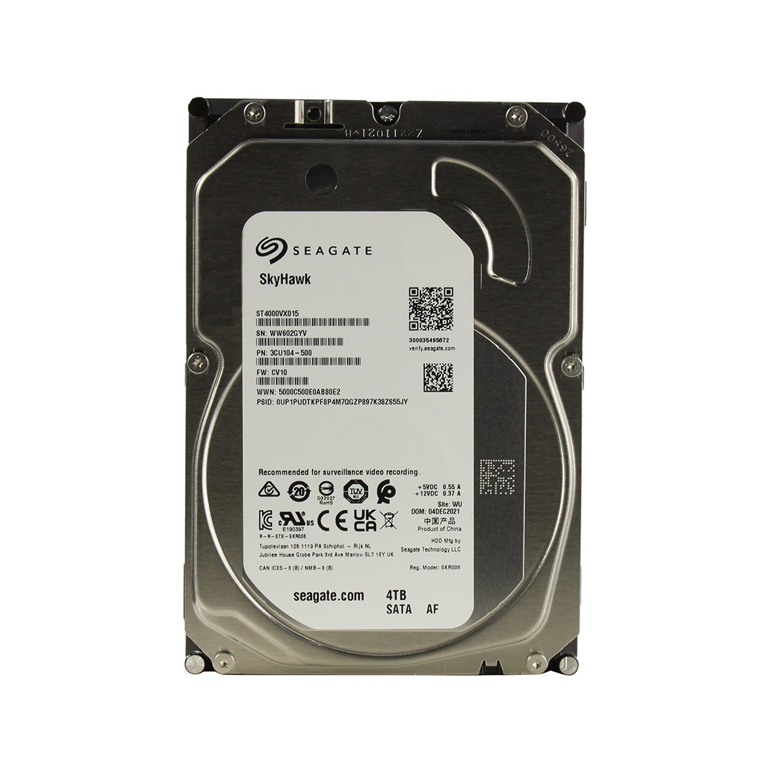 Жесткий диск Dahua ST4000VX015, 4Тб, надежное хранение данных - фото 1 - id-p115294082