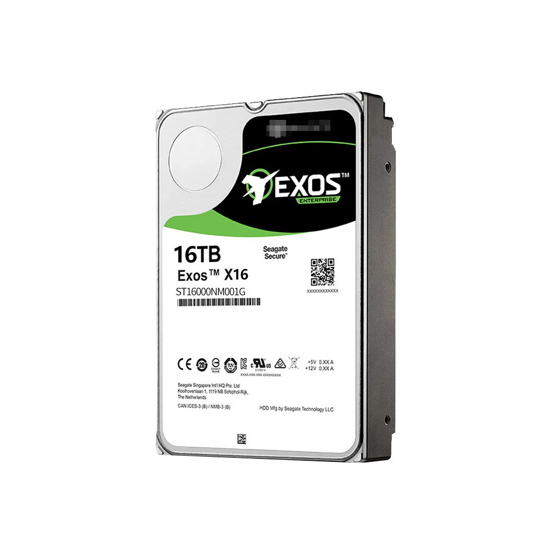 Жесткий диск Seagate Exos X16 16 ТБ 7,2K RPM SAS 12 Гбит/с ST16000NM000J - фото 1 - id-p115294087