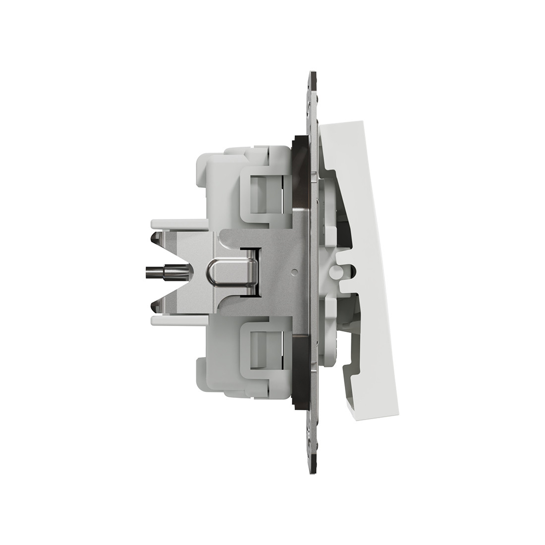 Выключатель трехклавишный Asfora белый SE EPH2170121, 10AX, механизм винтовой клеммы - фото 3 - id-p115294318