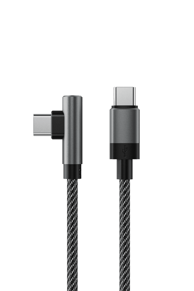 Кабель USB Accesstyle CC30-F100MA Черный-Серый - фото 1 - id-p115294536