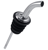 Гейзер металлический, широкий изогнутый носик K45S