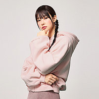 Толстовка женская на молнии с капюшоном Xexymix Napping Hood Zip-Up Sephia pink