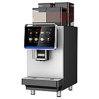 Dr.coffee F2 (Ф2) кәсіби кофе машинасы + Тоңазытқыш және F2 кофе машинасына арналған жылытылатын шыныаяқтар(жинақ)