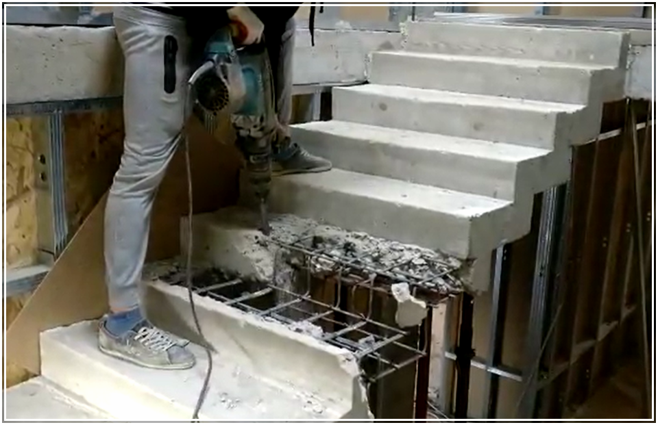 Демонтаж лестниц из дерева, металла, бетона Алматы - фото 1 - id-p115309589