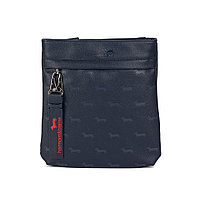 Ерлерге арналған с мке harmon&blaine Flat crossbody bag Blaine Allover 002 Navy blue