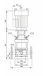 LVR 3-5 вертикальный многоступенчатый насос  (0.37кВт | от 1.2 до 4.5 м3/час | от 11 до 31 м Напор), фото 2