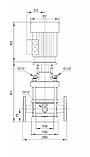 LVR 3-17 вертикальный многоступенчатый насос (1.5кВт | от 1.2 до 4.5 м3/час | от 42 до 107 м Напор), фото 2