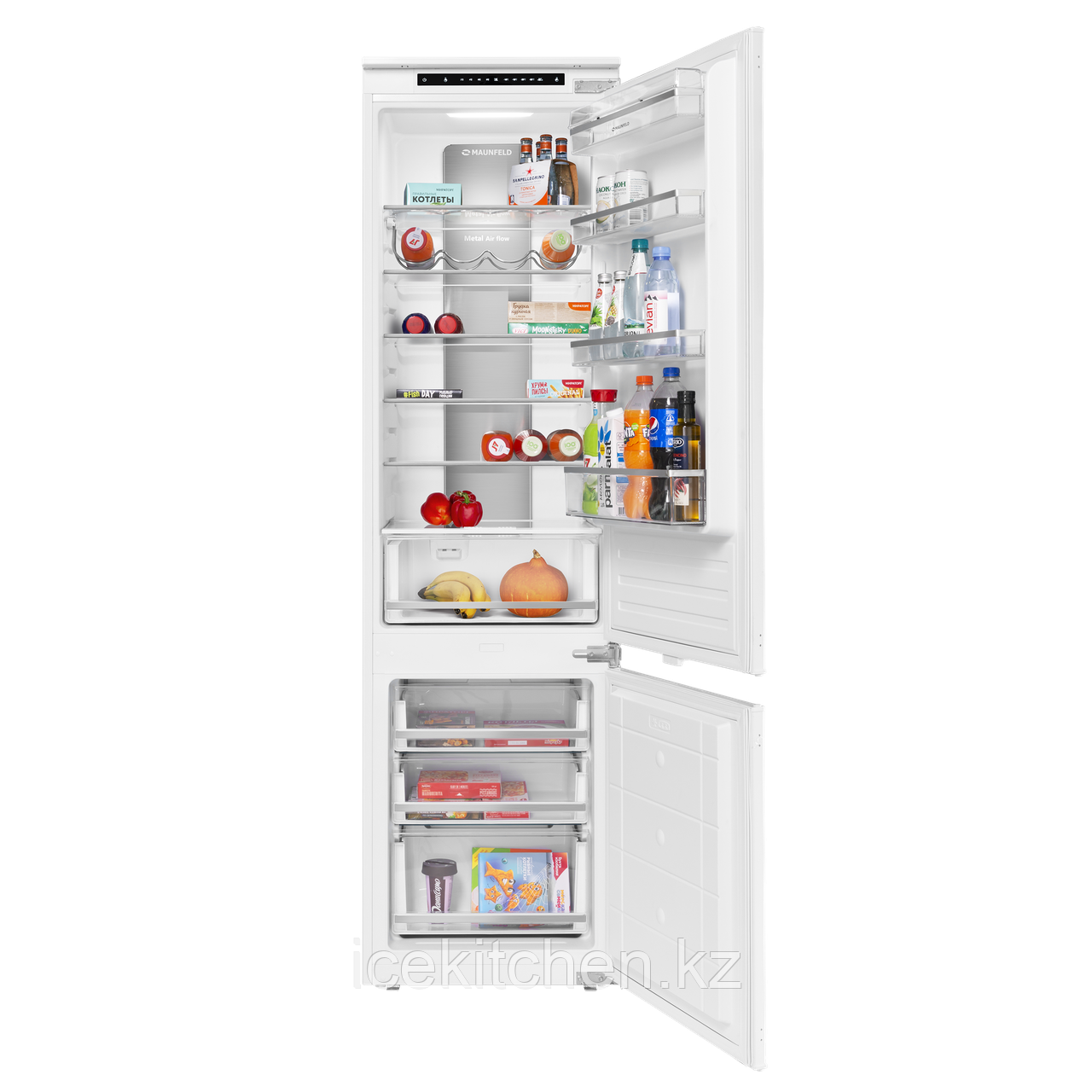 Холодильник-морозильник встраиваемый MAUNFELD MBF193NFW - фото 1 - id-p115311508