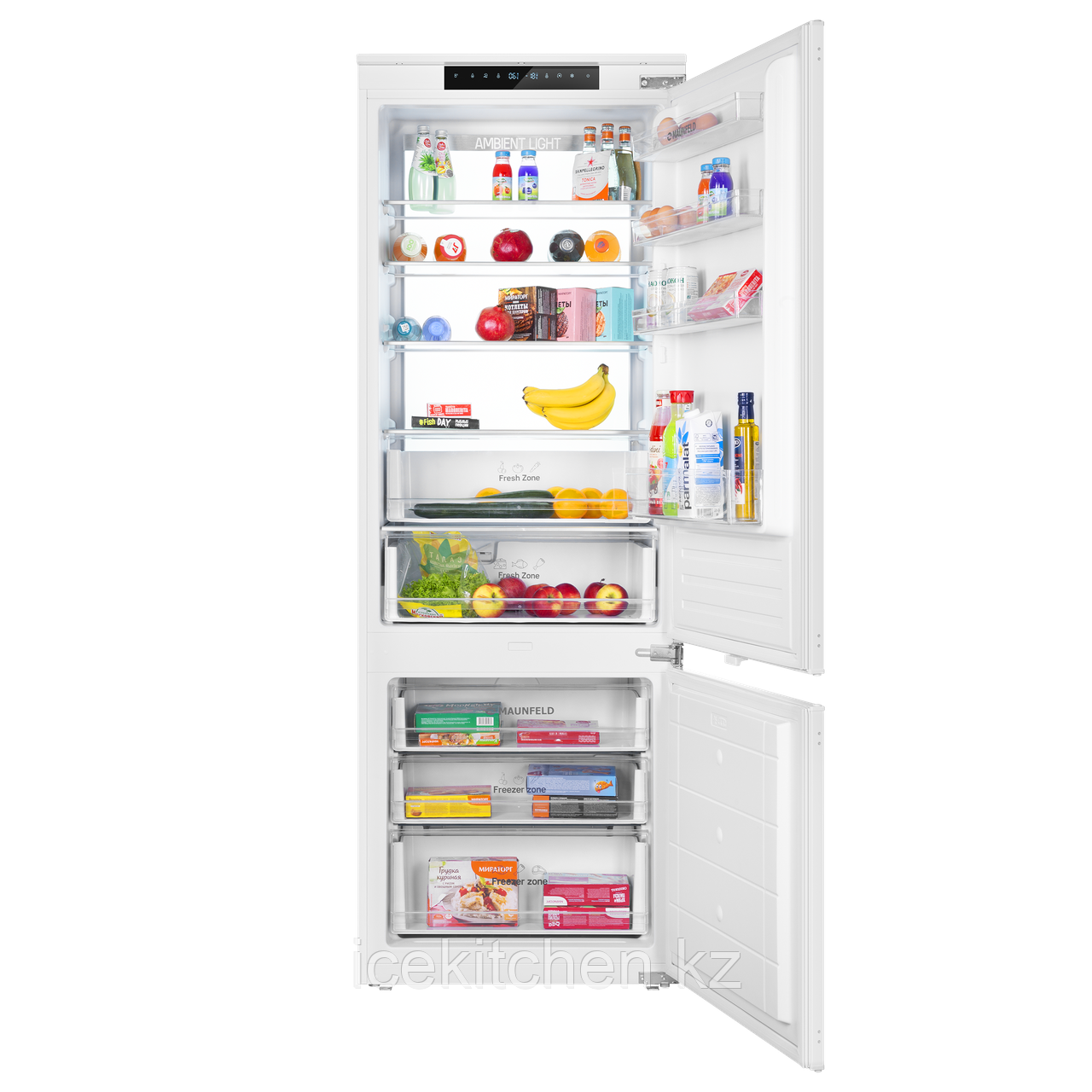 Холодильник-морозильник встраиваемый MAUNFELD MBF193NFW1 - фото 1 - id-p115311509