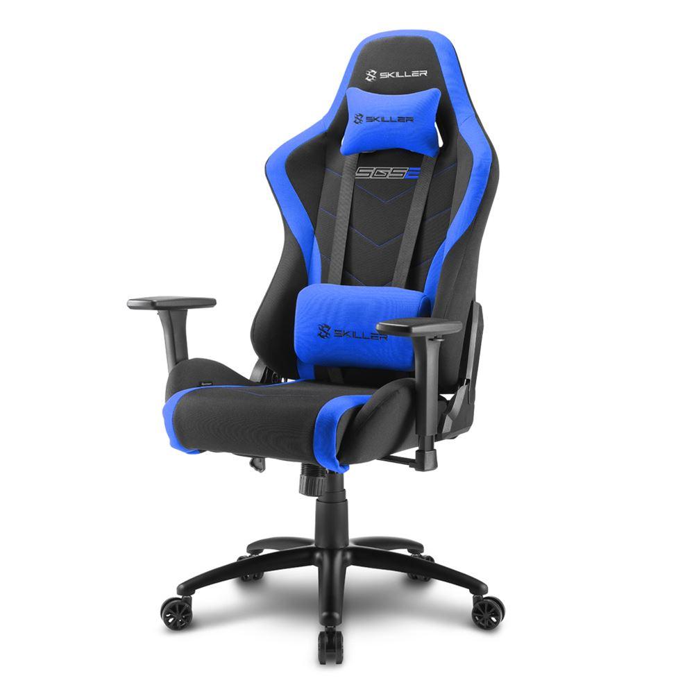 Игровое кресло Sharkoon Skiller SGS2 Black/Blue - фото 1 - id-p115312057
