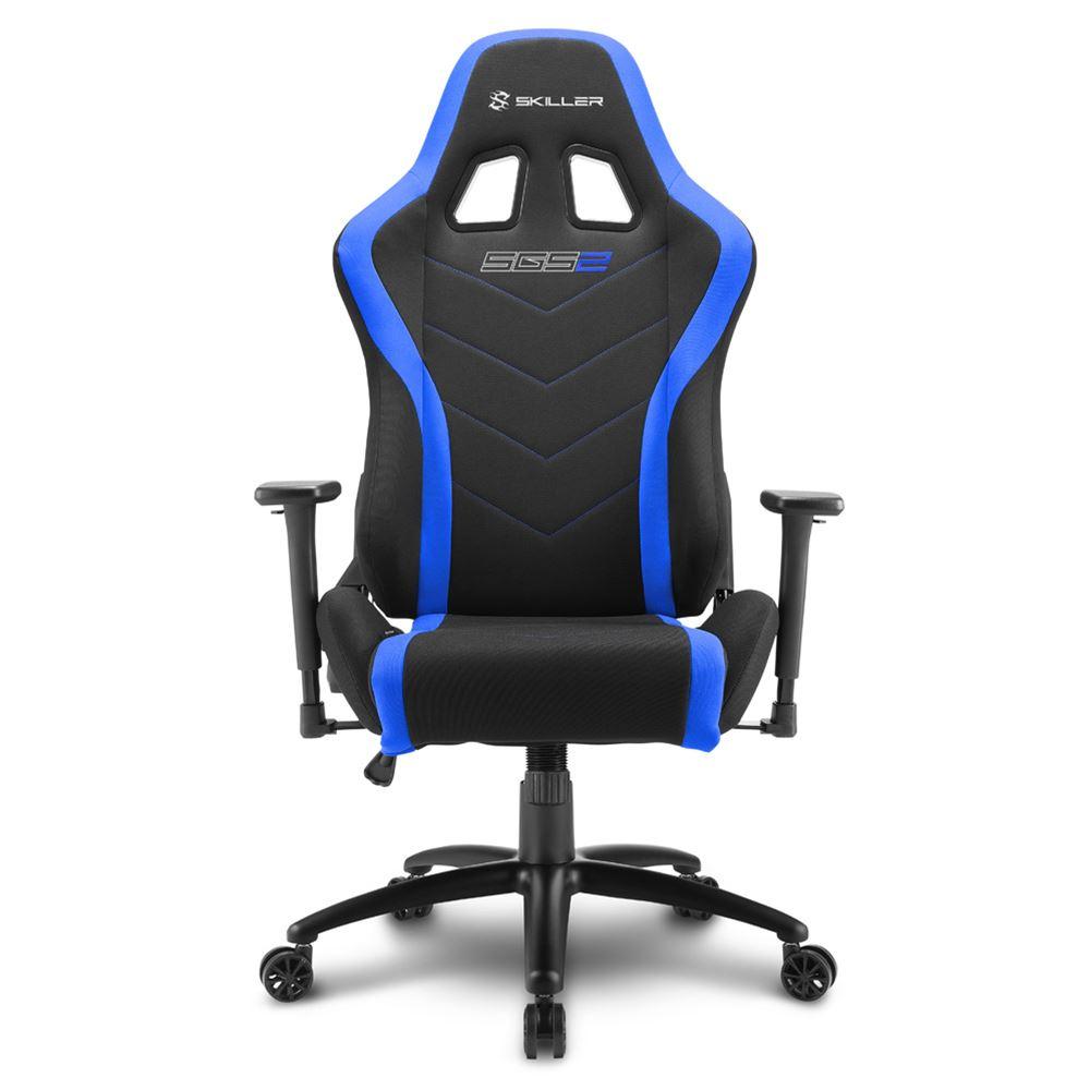 Игровое кресло Sharkoon Skiller SGS2 Black/Blue - фото 2 - id-p115312057