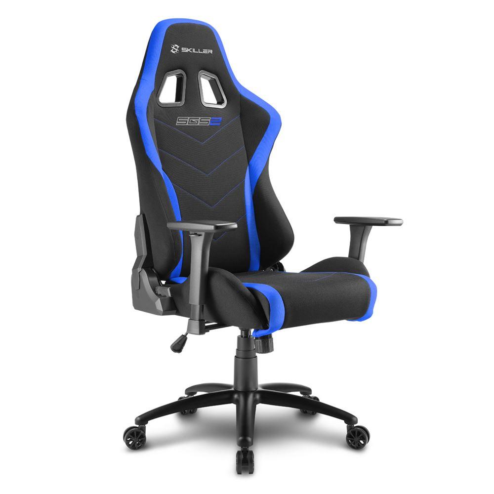 Игровое кресло Sharkoon Skiller SGS2 Black/Blue - фото 3 - id-p115312057