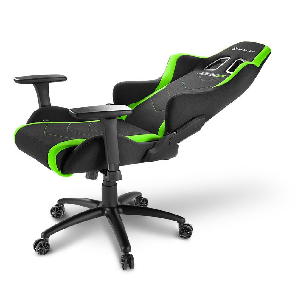 Игровое кресло Sharkoon Skiller SGS2 Black/Green - фото 4 - id-p115312058