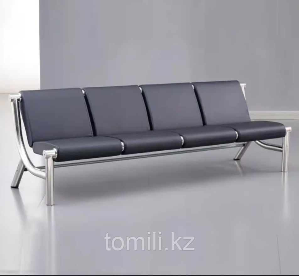 Диван офисный WA02 -4БП (четырехместный), без подлокотников